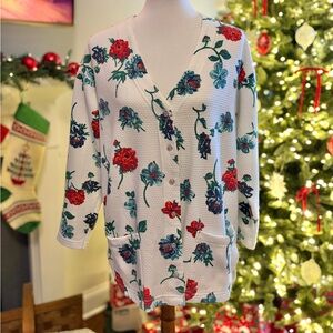 Vintage Floral Cardigan